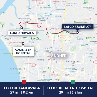 Andheri / Lokhandwala Map